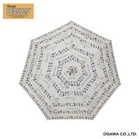 小川 長傘 雨晴兼用 ピーナッツ スヌーピー 60cm ジャンプ式 D 489465 1個（直送品）