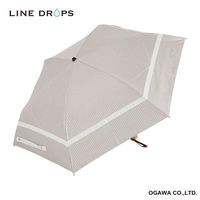 小川 折りたたみ傘 centelleo 晴雨兼用 マリンパラソル 三段折りたたみ傘 手開き式 50cm E 487402 1個（直送品）