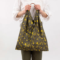 美研繊維 エコバッグ あずまトート 小柄 かくれ千鳥 花小紋 462057 1個（直送品）