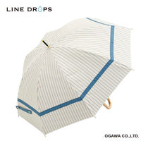 小川 長傘 centelleo 晴雨兼用 マリンパラソル 手開き式 50cm B 487379 1個（直送品）