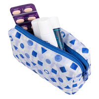 美研繊維 ポーチ オーガニックコットン 100% Sサイズ 和柄 かくれ千鳥 461397 1個（直送品）