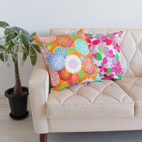 美研繊維 クッションカバー あそ美心 45×45cm 弥生桜 460561 1個（直送品）