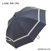 小川 長傘 centelleo 晴雨兼用 マリンパラソル 手開き式 50cm E 487382 1個（直送品）