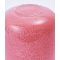 ホワイエ 花瓶 DGティアドロップベース直径9.5×高さ15cm ピンク 413815 1個（直送品）