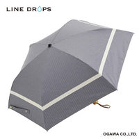 小川 折りたたみ傘 centelleo 晴雨兼用 マリンパラソル 三段折りたたみ傘 手開き式 50cm C 487400 1個（直送品）