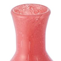ホワイエ 花瓶 DGガラスアクビー ガラス 直径10×高さ16.5cm マゼンタ 427292 1個（直送品）