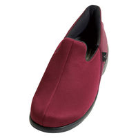 徳武産業 介護シューズ あゆみ 瞬感スポッと 両足 3E S~LL 施設用 外出用 ワインL 457710 1個（直送品）