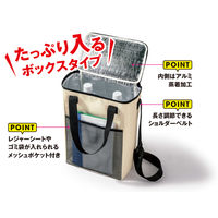 リマーク ナチュラルカラー保冷温ボックスバッグ 82391 1個（直送品）