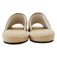 【スリッパ】オクムラ脚線美人スリッパ　Ｌサイズ　ベージュ 1足（直送品）