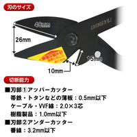 土牛産業 Wカッター 黒鳶 -クロトビ- KDW-03 1丁（直送品）