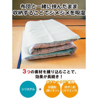 富士パックス 除湿&防ダニ敷きシート110番グレー FP-420 1個（直送品）