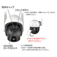 カシムラ スマートカメラ 防水/首振/高輝度 KJ-188 1個（直送品）