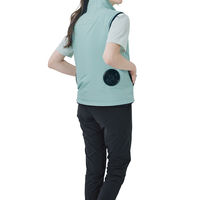 SELERY 空調服ベスト(ベスト単品)【ユニセックス】 S ミント 70235-S 1枚（直送品）