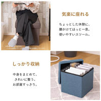 武田コーポレーション コンパクト収納スツール E3-CS30BR 1箱(6個入)（直送品）