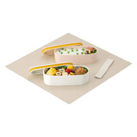 サーモス フレッシュランチボックス2段 DJT-601W LBE 1個（直送品）