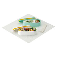 サーモス フレッシュランチボックス2段 DJT-601W MNT 1個（直送品）