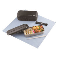 サーモス フレッシュランチボックス保冷ケース付き DSD-705 D-BK 1個（直送品）