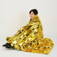 旭電機化成 防災用 リバーシブルアルミブランケット ABO-091 1個（直送品）