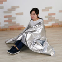 旭電機化成 防災用 アルミシート 180×90cm ABO-043 1個（直送品）