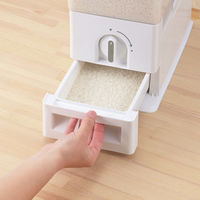 計量ライスストッカー 10kg TP-33 1個 米びつ 米櫃 残量が分かる 1合ずつ計量 樹脂製 タマハシ