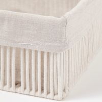 ロープ収納ボックス(M) アイボリー LAKOLE/ラコレ