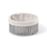 ロープ収納ボックス ラウンド(M) グレー LAKOLE/ラコレ