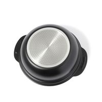 IHアルミ両手鍋 26cm ブラック LAKOLE/ラコレ