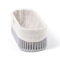 ロープカトラリーケース オーバル グレー LAKOLE/ラコレ