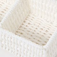 ペーパー仕切り付き収納(M) アイボリー LAKOLE/ラコレ