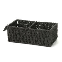 ペーパー仕切り付き収納(M) グレー LAKOLE/ラコレ