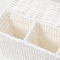 ペーパーティッシュ&リモコン収納ボックス アイボリー LAKOLE/ラコレ