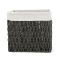 ペーパー収納ボックス(縦ハーフ) グレー LAKOLE/ラコレ