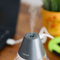 ミニUSB加湿器 チャコール LAKOLE/ラコレ