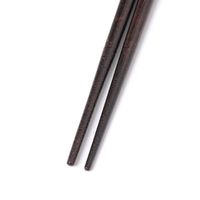 ウッドGOLD箔箸 ブラウン ゴハン LAKOLE/ラコレ