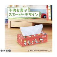 日本製紙クレシア スコッティ ティシュースヌーピー 1梱(3箱×18パック入) 41337X18 1梱(54箱) 69-6980-69（直送品）