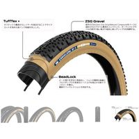 パナレーサー タイヤ F650B48ーGKX1ーPーB2 650×48B(27.5×1.90) 黒/黒 1本（直送品）