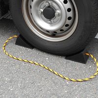 信栄物産 フォークリフト用タイヤ歯止め 4201W 1台（直送品）