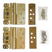 和気産業 3次元調整丁番 左勝手 ゴールド BH1193 1個（直送品）