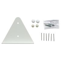 和気産業 石膏ボードにつく棚受 トライアングル 白 TK-81 1セット(10個)（直送品）