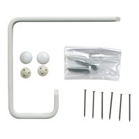 和気産業 石膏ボードにつく棚受 シングル+フック 白 TK-83 1セット(8個)（直送品）