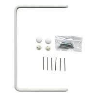 和気産業 石膏ボードにつく棚受 シングル+シングル 白 TK-85 1セット(7個)（直送品）