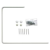 和気産業 石膏ボードにつく棚受 シングル+ダブル 白 TK-87 1セット(6個)（直送品）