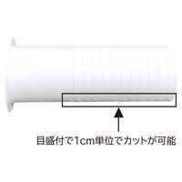 星朋商工 エアコン工事用ツバ付貫通スリーブ(通してホシー君) NSP-60 1セット(100個)（直送品）