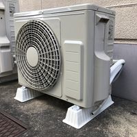 星朋商工 エアコン室外機用樹脂製置台(ビス止めタイプ) SS-360 1セット(80個)（直送品）