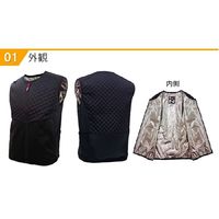 エヌ・エス・ピー Nヒートベスト 発熱体内蔵式(服のみ) (8216348) NC-5143/M 1着（直送品）