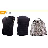 エヌ・エス・ピー Nヒートベスト 発熱体内蔵式(服のみ) (8216346) NC-5243/3L 1着（直送品）