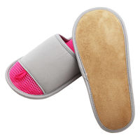 【スリッパ】オクムラ つまんで干せるメッシュスリッパ M ピンク（直送品）