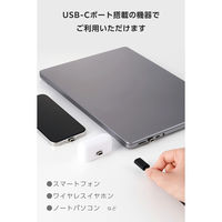 マグネット 充電ケーブル USB-C 60W PD対応 着脱式コネクタ 1m 黒 MPA-CCECMA10BK エレコム 1個（直送品）