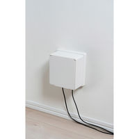 朝日電器 安全コンセントカバー 2連用 ホワイト AN-C02B(W) 1個（直送品）