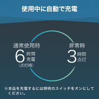 防災電球 4個 防災グッズ STAR LIGHT PSE認証 蓄電型 LED 電球 60W相当 SK-DPLB800NWE26 星光商事（直送品）